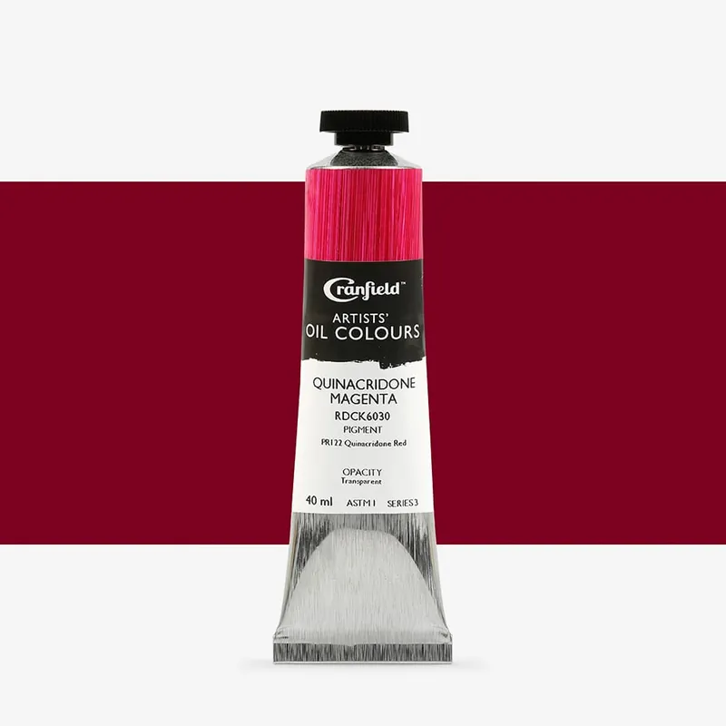 Cranfield peinture à l’huile pour artistes 40 ml magenta quinacridone Livraison Express