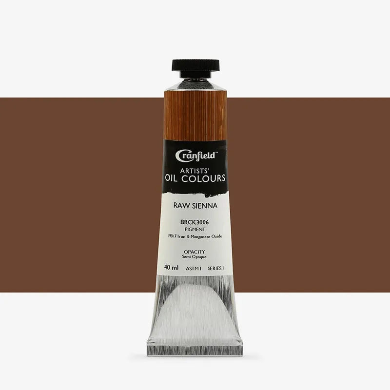 Retour Gratuit Cranfield Peinture à l’huile pour artistes 40 ml terre de Sienne naturelle