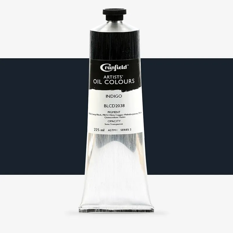 Cranfield Peinture à l‘huile pour artistes 225 ml indigo Petit Prix