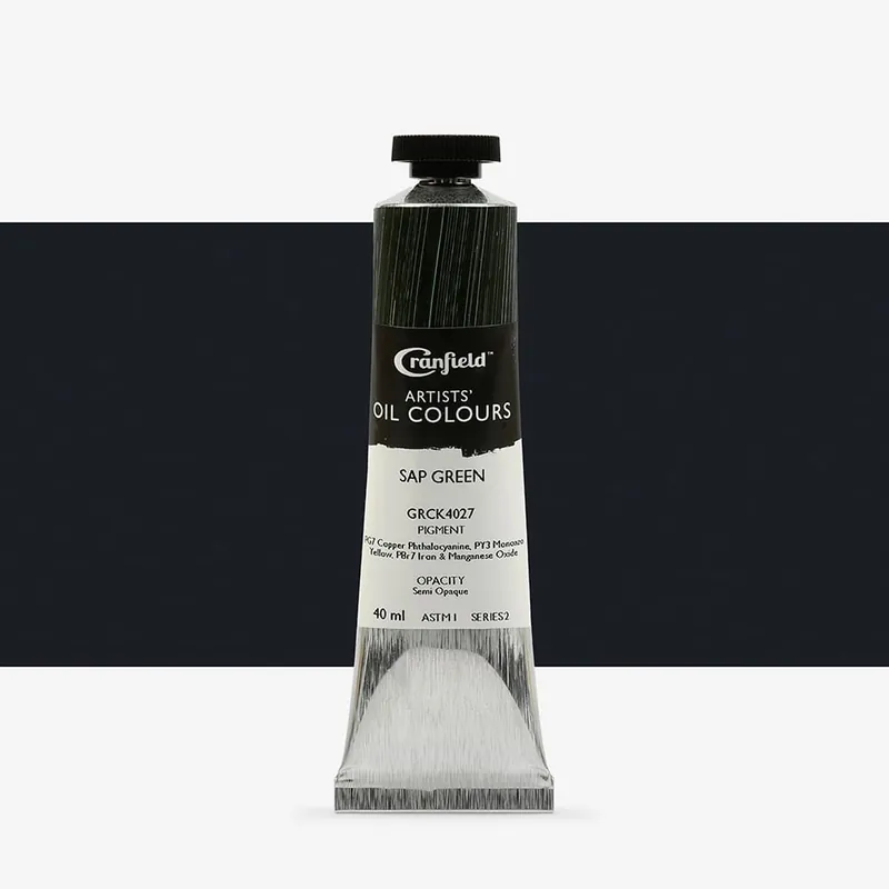 Expédié Aujourd'hui Cranfield peinture à l‘huile pour artistes 40 ml vert de vessie