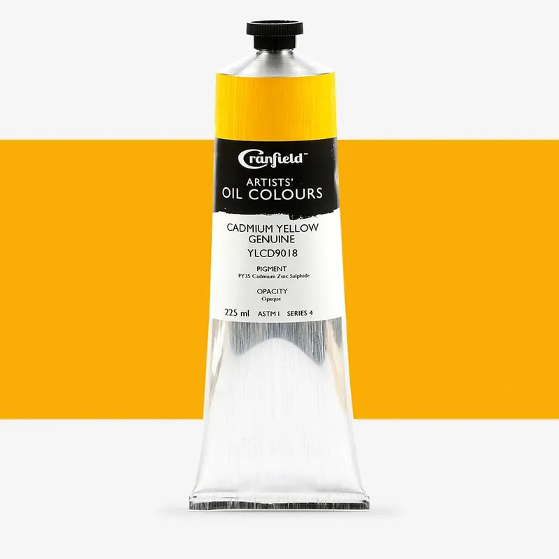 Retour Gratuit Cranfield peinture à l’huile pour artistes 225 ml jaune de cadmium véritable