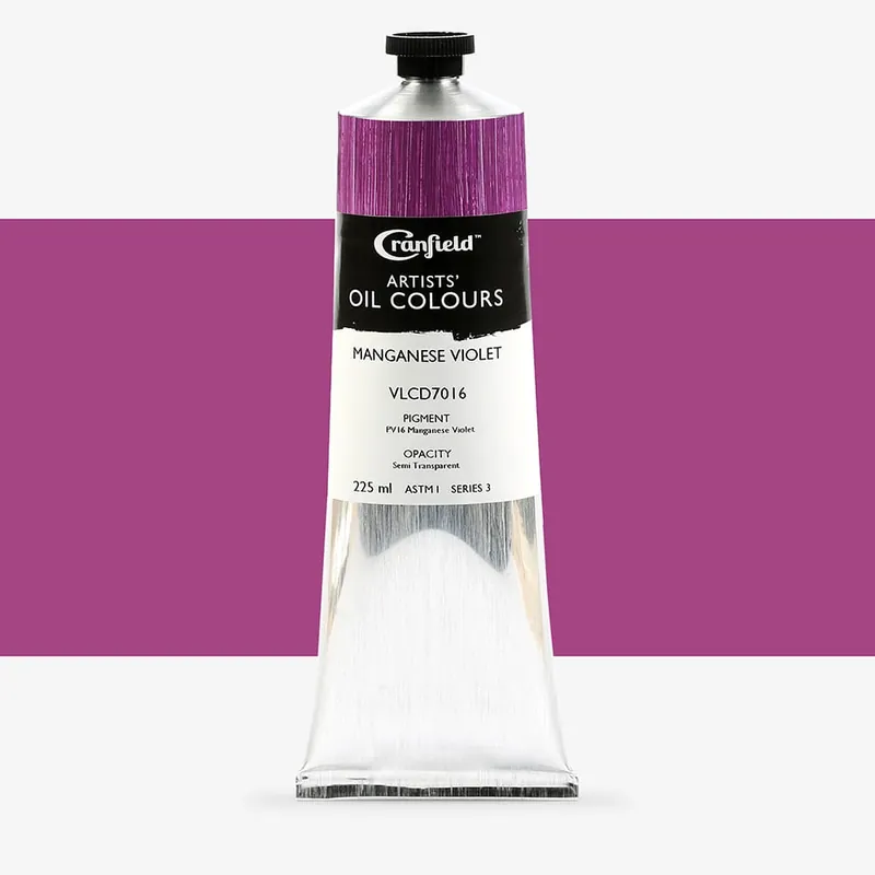 Cranfield peinture à l‘huile pour artistes 225 ml violet de manganèse Dernière Chance