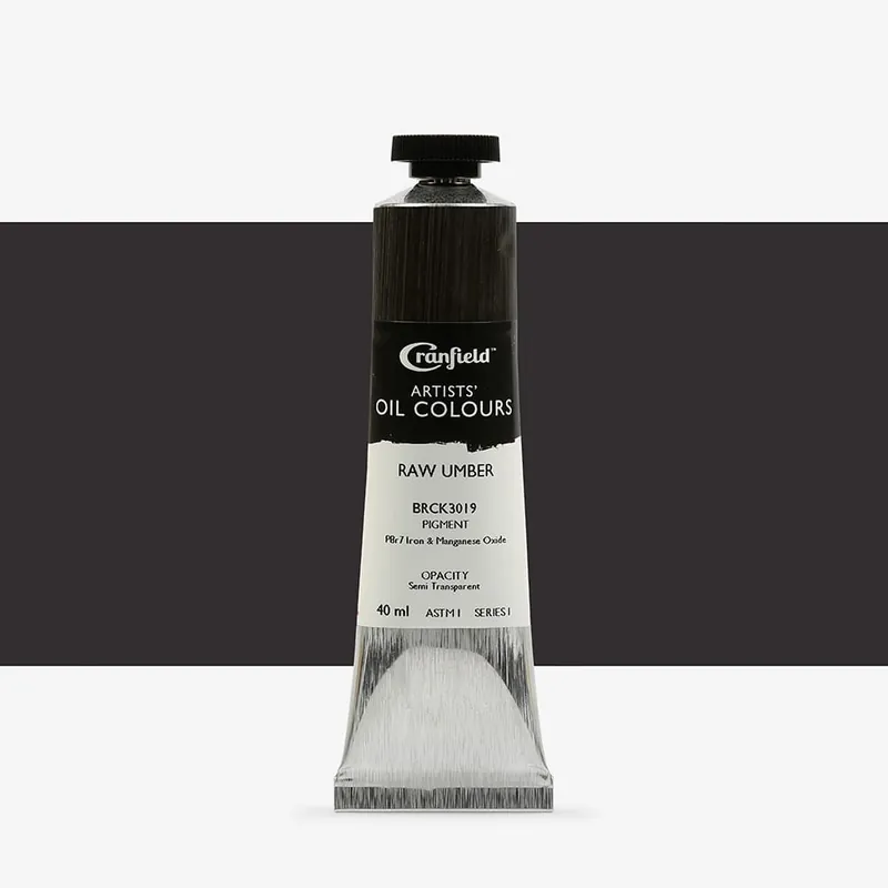 Offre Du Jour Cranfield Peinture à l’huile pour artistes 40 ml terre d’ombre naturelle