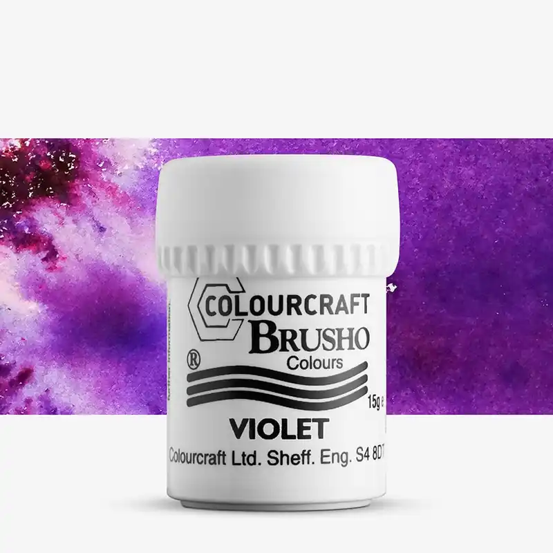 Brusho Crystal Colours peinture en poudre 15 g violet Offre Du Jour