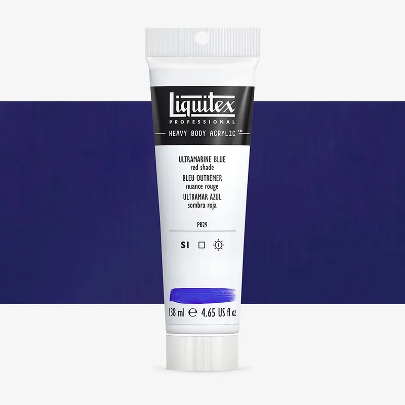Liquitex professionnel peinture acrylique extra-fine Heavy Body 138 ml bleu outremer (nuance rouge) (382) Offre Spéciale