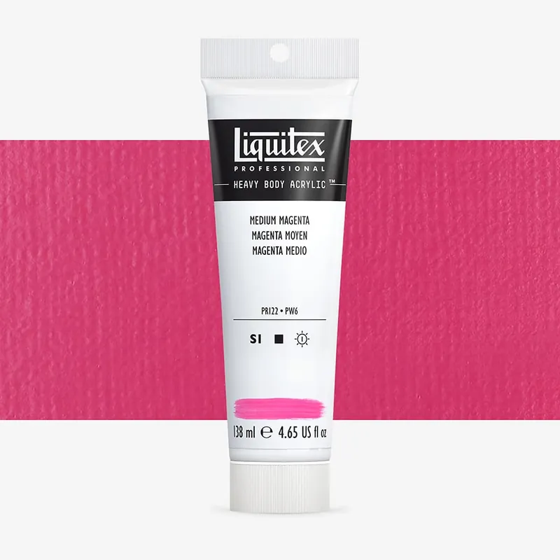 Liquitex Professionnelle peinture acrylique Heavy Body 138 ml magenta moyen Promotion Saisonnière