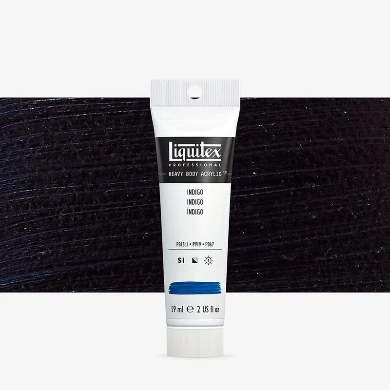 Liquitex Professionnelle Peinture acrylique épaisse (Heavy Body) 59 ml indigo (208) Prix Bas