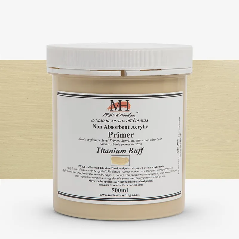 Affaire À Saisir Michael Harding Gesso Acrylique Non-Absorbant 500 ml Titane non blanchi