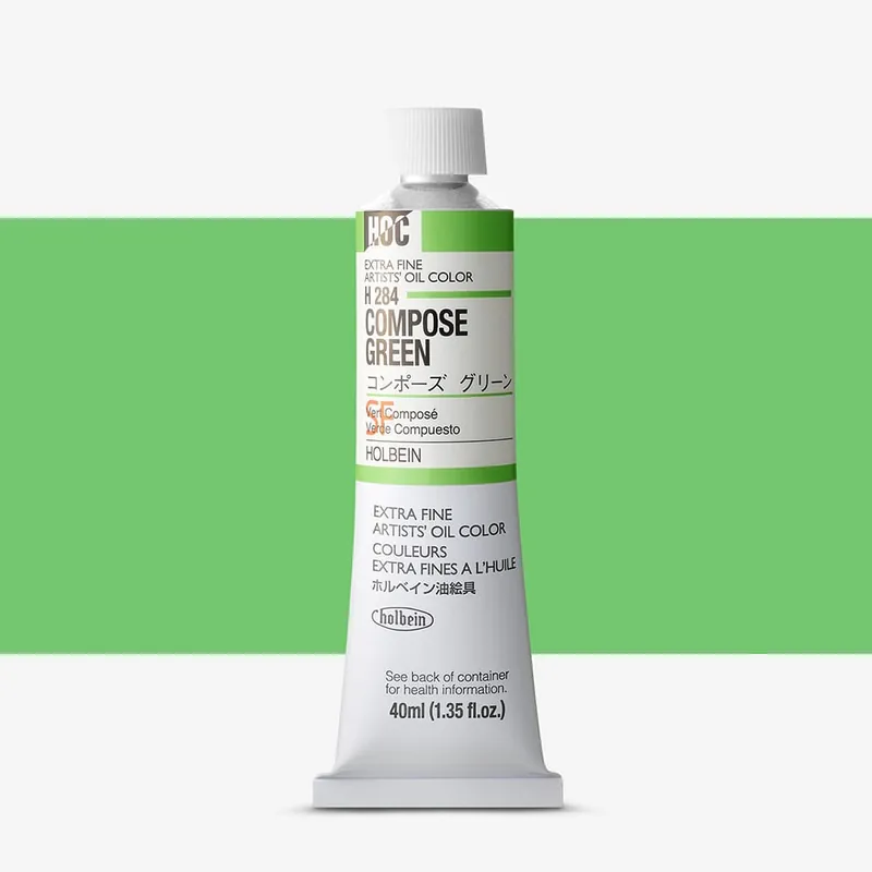 Livraison Express Holbein Peinture à l’huile e x tra-fine pour artistes 40 ml Vert composé