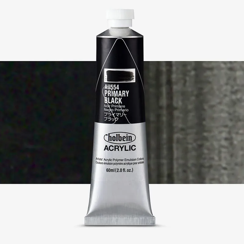 Holbein Acrylique Heavy Body Peinture Acrylique 60 ml Noir primaire Bon Plan
