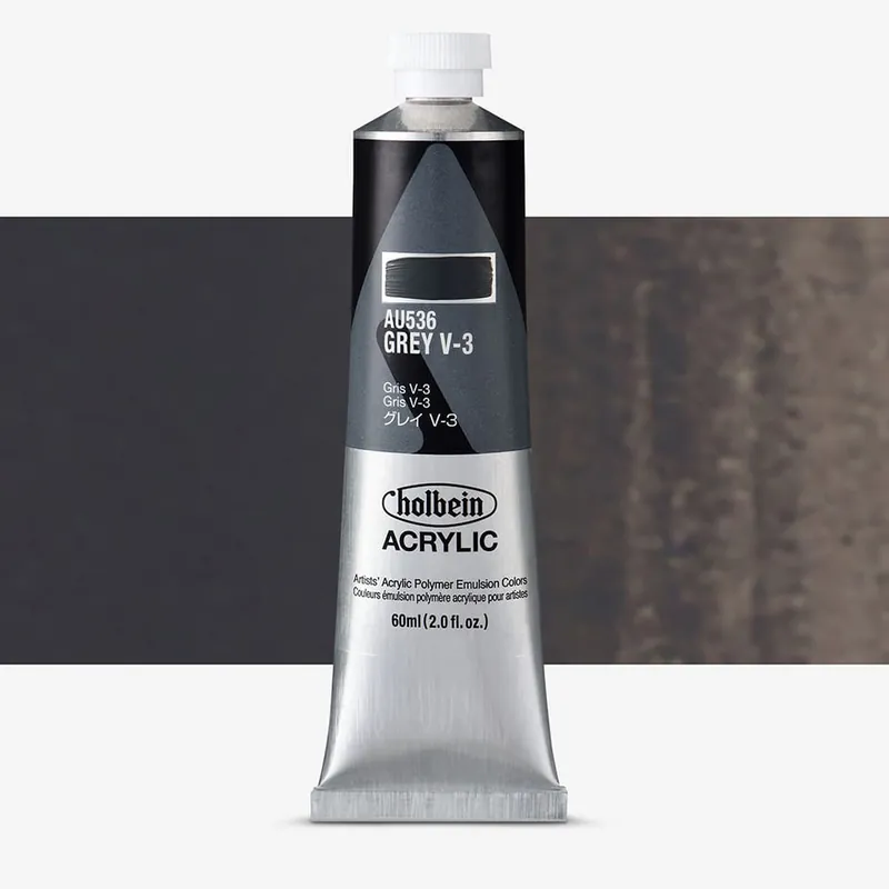 Holbein Acrylique Heavy Body Peinture Acrylique 60 ml Gris V-3 Commander Maintenant