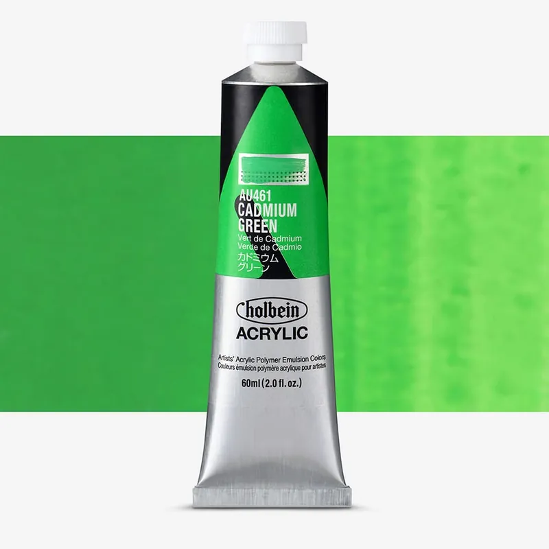 Remise Holbein Acrylique Heavy Body Peinture Acrylique 60 ml Vert de cadmium