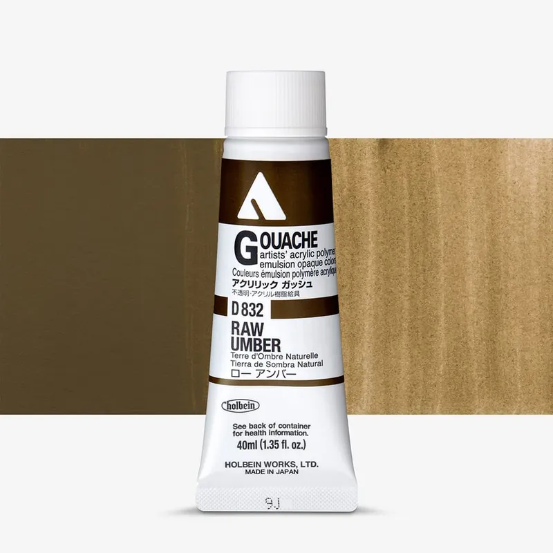 Holbein Gouache Acrylique 40 ml Terre d’ombre naturelle Must-Have