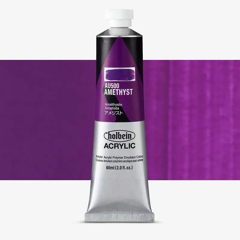 Holbein Acrylique Heavy Body Peinture Acrylique 60 ml Améthyste Expédition Rapide